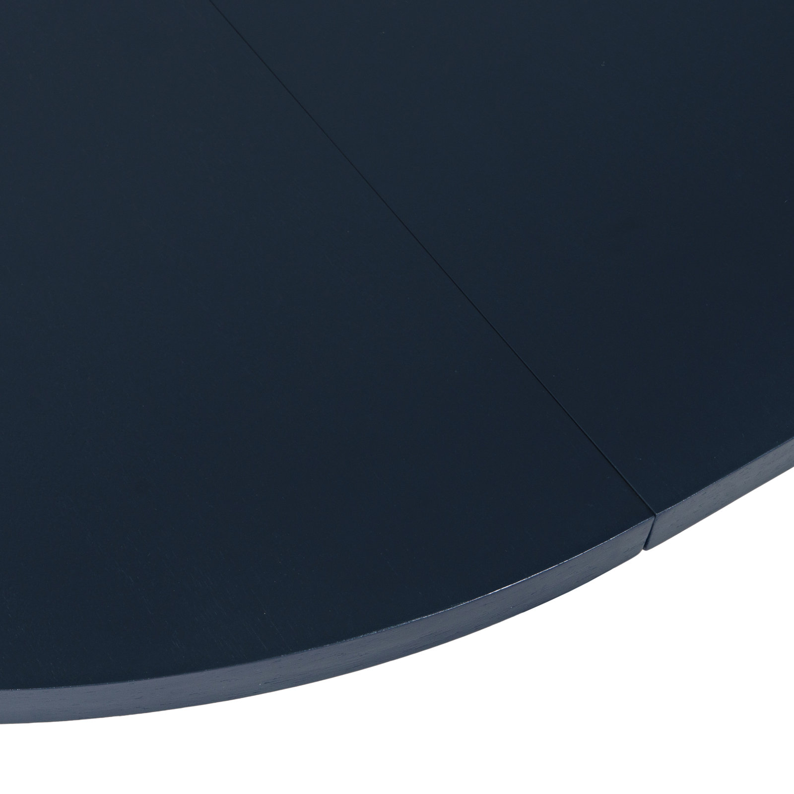 Alper Dining Table Set with Removable Leaf, Navy