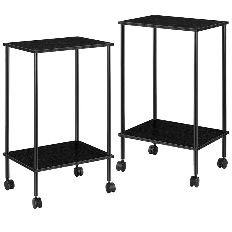 Ellyna End Table Set, Black
