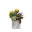 Arrangement floral mixte en pot
