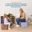 Cube ECR4Kids SoftZone pour adulte avec poignée, mobilier de salle de classe-98578777
