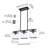 Wanston 3 - Light Kitchen Island Pendant-896827969