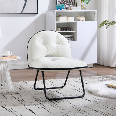 Chaise d'appoint rembourrée ultra-moderne
