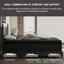 Matelas hybride moyen 14 po avec ressorts ensachés en mousse viscoélastique et gel rafraîchissant Bed-in-a-Box-1458036976-1458036981