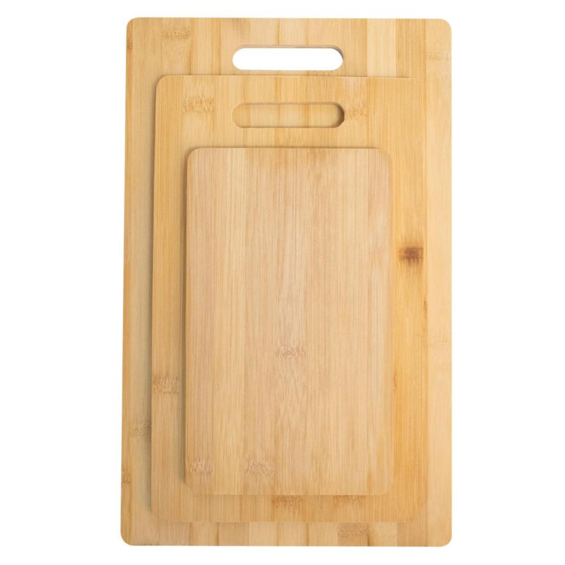 Dieurold 3 Piece Bamboo Cutting Board Set