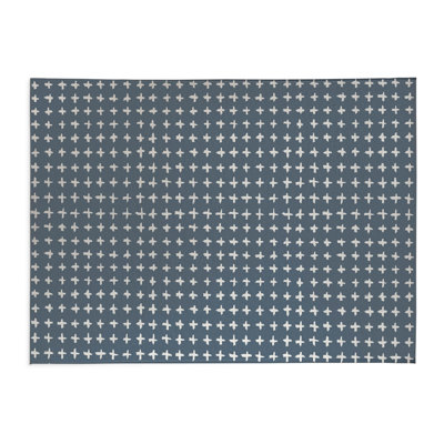 Check Ivory Charcoal Indoor Doormat