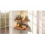 Ensemble de 2 tablettes d'angle flottantes