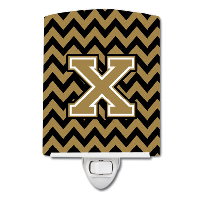 Chevron Ceramic Night Light
