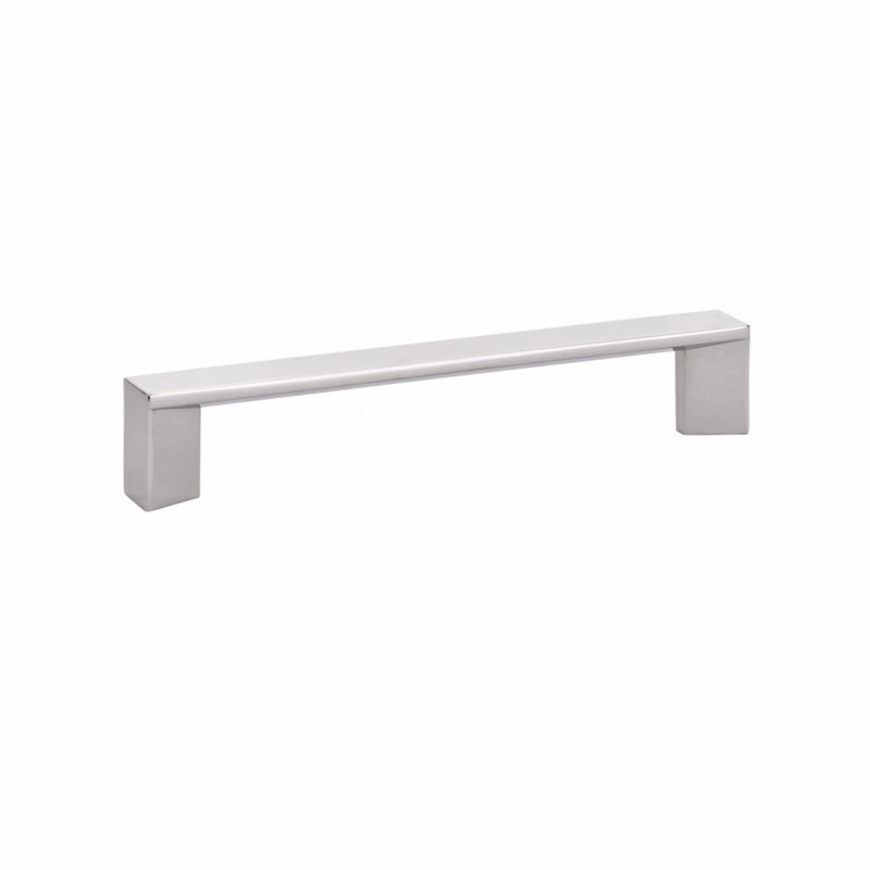 Poignée d'armoire Emtek Trinity, 5", Nickel poli