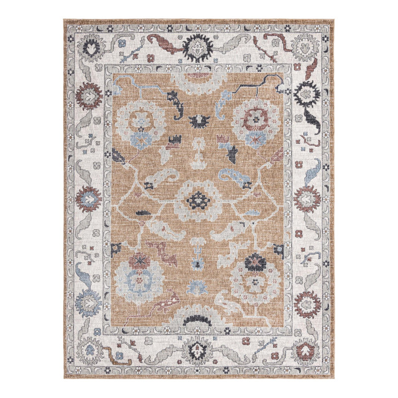 Erica Floral Indoor Rug, Rectangle 7'10" x 10'