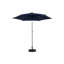 Parasol de patio extérieur 9 pi avec parasol inclinable et manivelle, parasol de marché 6 baleines robustes, terrasse, cour, piscine (base non incluse)-1749122914