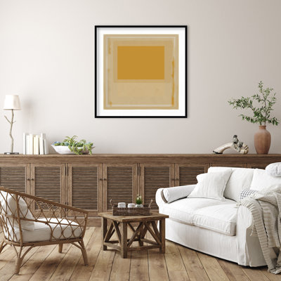«Pastel Geometric 07» partexor, impression sur bois encadrée