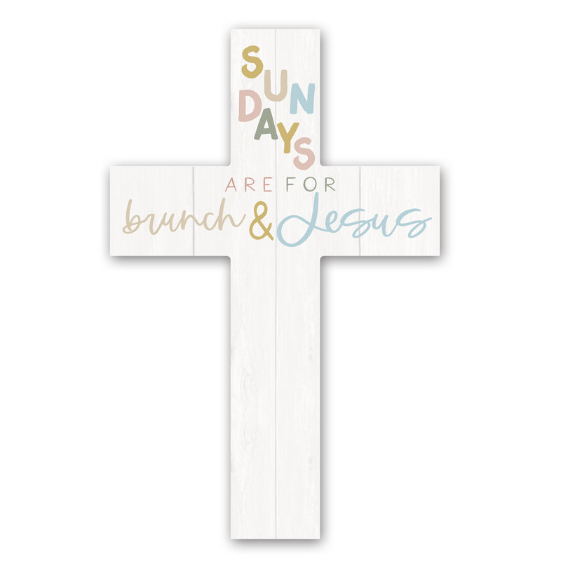 Décoration murale brunch et croix de Jésus