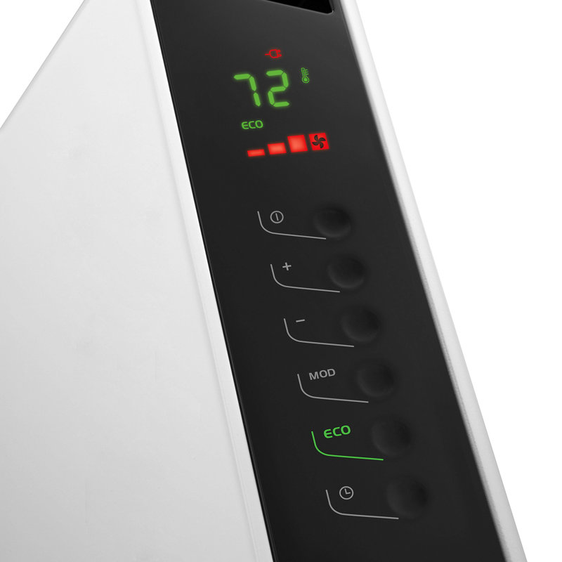 SlimStyle Digital 1500W Convection Panel Heater with Dual Fan
