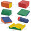 Soozier 7 pièces, blocs de jeu souples, enfants, escalade et rampe, blocs de construction et d'empilage en mousse, jeu d'apprentissage non toxique