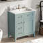 Meuble-lavabo 30 po avec lavabo en céramique-1037009897