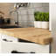 The kitchen base cabinet is white-105005257