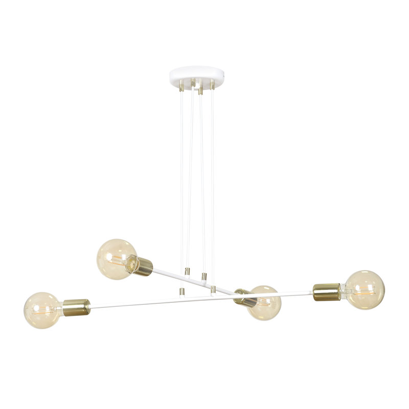 Muniz 4 - Light Cluster Pendant, White