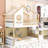 Twin-Over-Twin Bunk Bed With Roof And Staircase