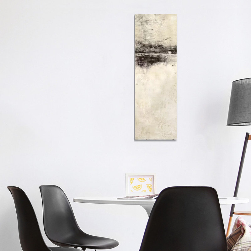 Reflection In Ebony Panel I by Marie Elaine Cusson - Wrapped Canvas Panoramic Painting, 121.92 cm H x 40.64 cm W x 1.91 cm D