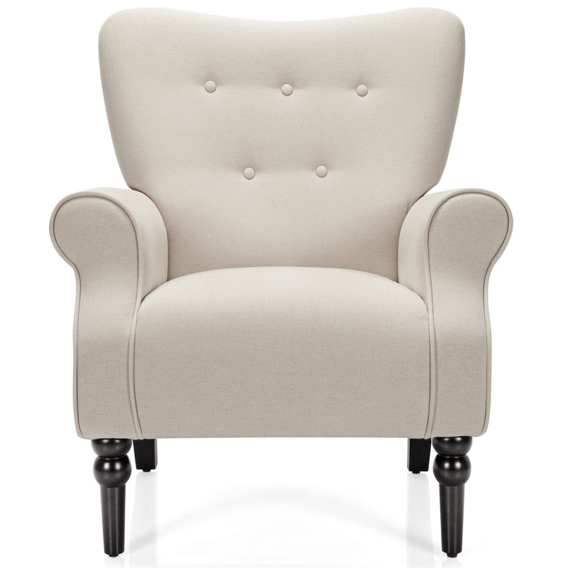Cleremont Upholstered Armchair, Beige