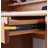 Mid - Century Modern Cherry Wood Writing Desk with Bookshelf-110440771