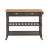 Mayall 45" Kitchen Cart with Butcher Block Top and Locking Wheels-441577572