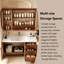Wall Mounted Single Double Combined Vanity Unit Bathroom Vanity With Ceramic Top-2117121452