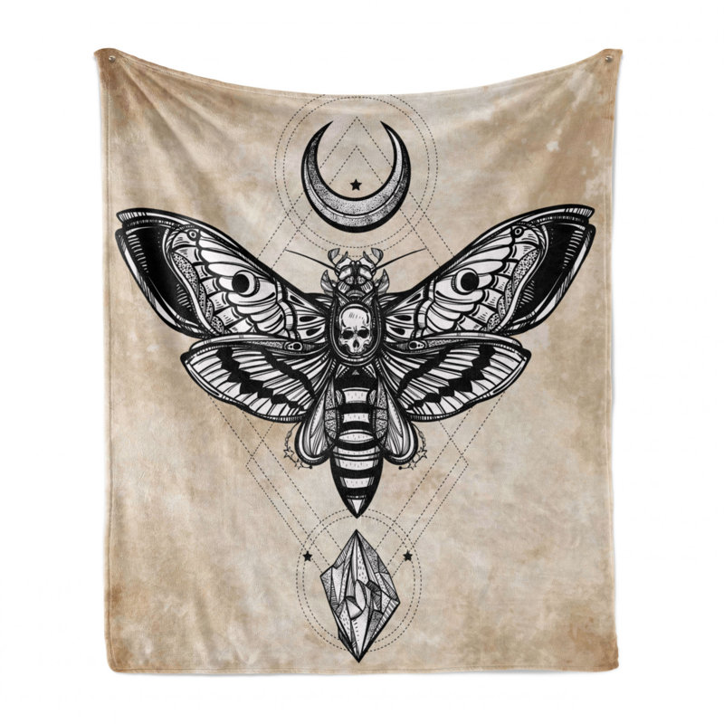 Ambesonne Fleece Throw, 50" W x 70" L