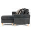 Ensemble modulaire réversible avec 2 coussins décoratifs gris ardoise-1531799704