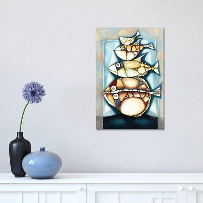 Nuan 1 Piece Wrapped Canvas Wall Art