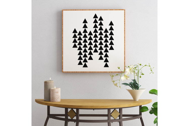 Top Black Framed Art