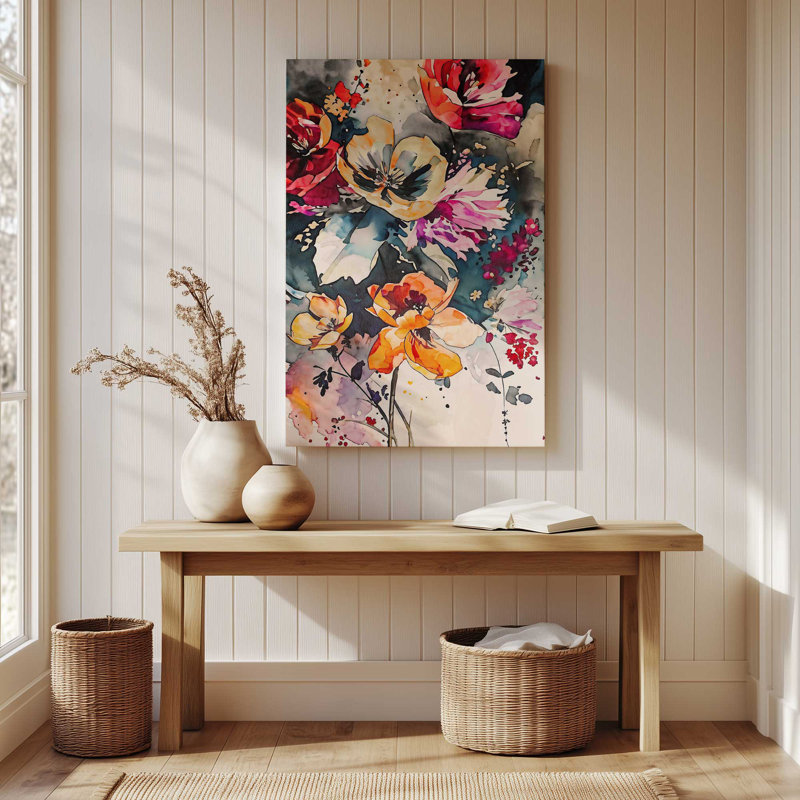 Bold Bloom I, Wrapped Canvas, Does Not Apply, 18" H x 12" W