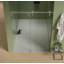 Porte de douche coulissante en verre trempé épais de qualité supérieure 5/8 po (8 mm) - Porte-serviettes intégré, revêtement double face facile à nettoyer et tampon à fermeture en douceur