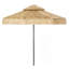 Parasol de terrasse Outsunny Hula de 2,6 m (8,5 pi) avec toile à double niveau et structure métallique, idéal pour le jardin, la terrasse et la piscine.