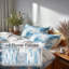 Ensemble de 6 édredons Abstract - Ensemble de literie et de coussins Modern Blue Mist-131229507