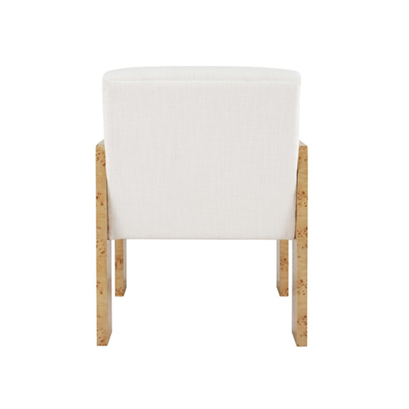 Astor Linen Armchair, Brown
