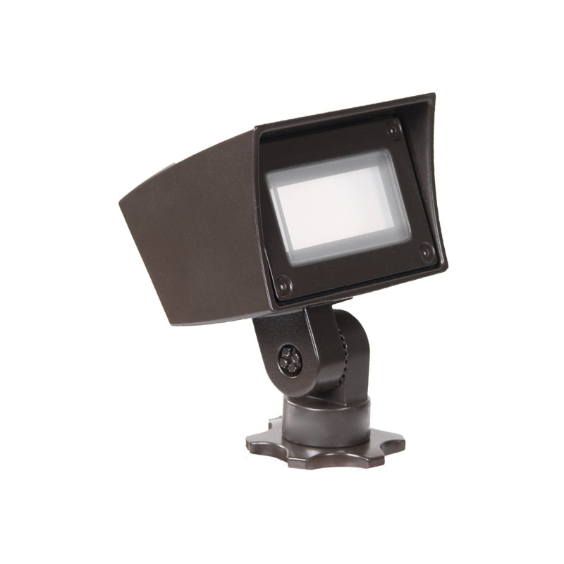 Projecteur extérieur à DEL en métal massif à basse tension, Bronze