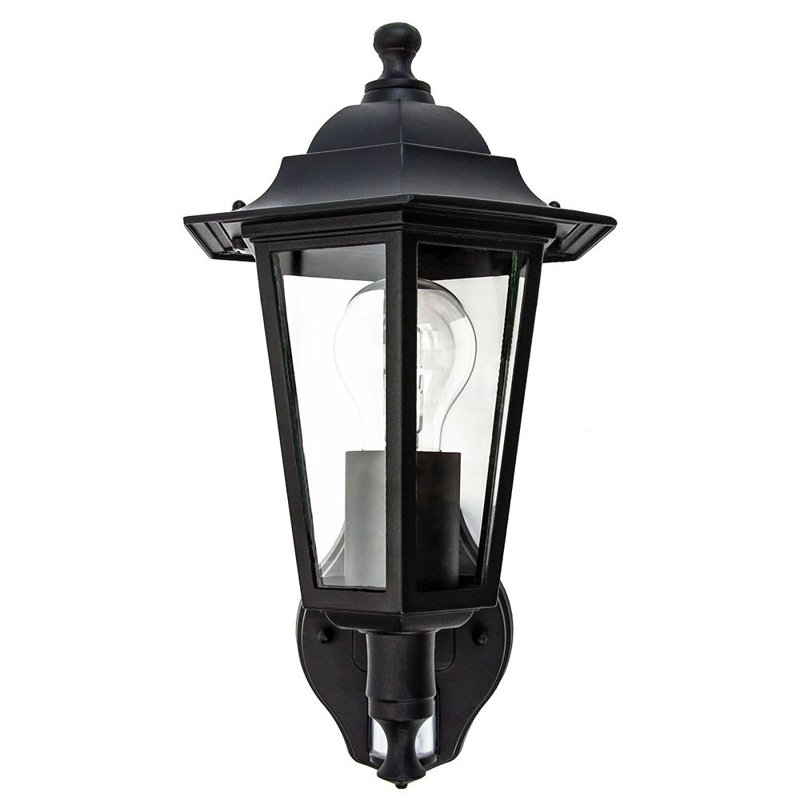 Bella Black Outdoor Wall Lantern