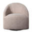 Chaise pivotante rembourrée à 360 degrés