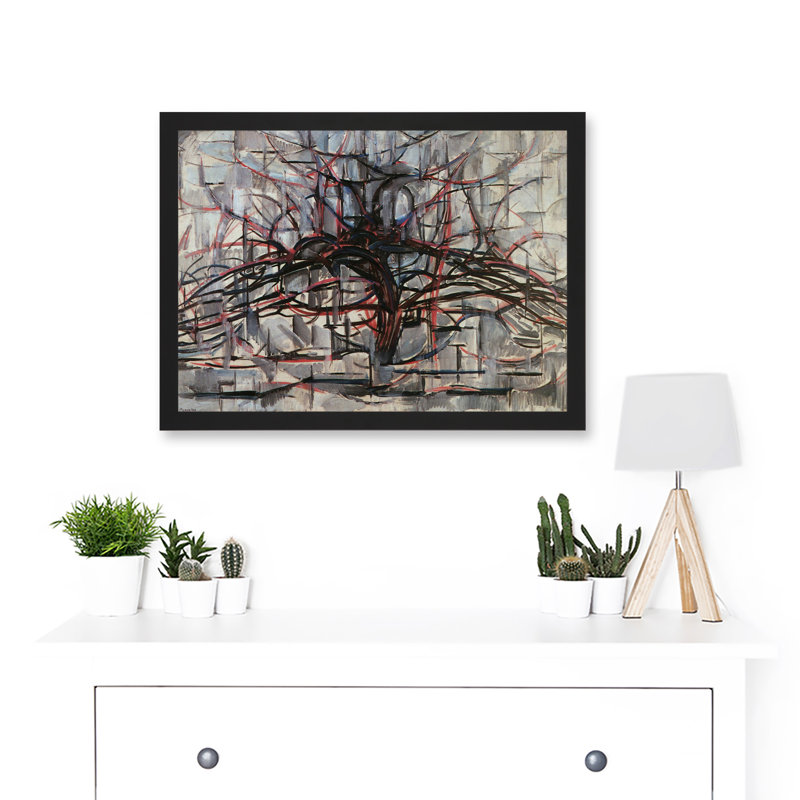 Horizontal Tree by Piet Mondrian - Single Picture Frame Print
