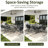 12 - Person Rectangular Outdoor Dining Set With Cushions-613189404-613189379