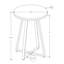 Table de chevet pratique, table de chevet, table d'appoint avec plateau rond-113399067