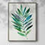 Palm Frond Flow III, reproduction encadrée - bois massif-1022570405