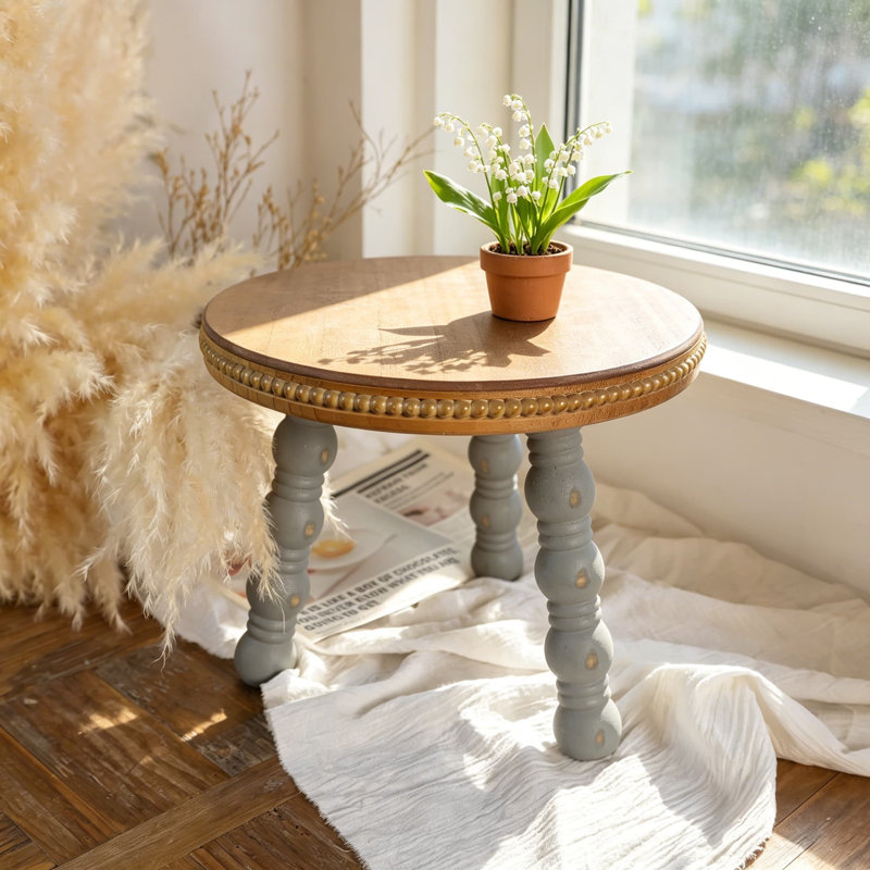 Support à plante pour plantes d'intérieur de ferme - présentoir en bois rustique pour la décoration intérieure, le salon, le vestibule ou le patio