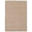 Tapis taupe en laine tissé à la main SantaAna