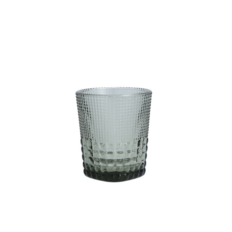 Malcolm Drinking Glass, 11.5 oz., Gray
