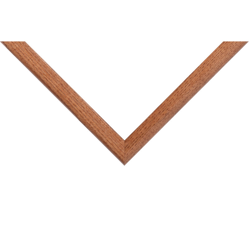 Cadre photo 19 x 24 de style brun clair, moulure de bois de 0,75 pouce, comprend acrylique et support, cadre de présentation murale pour art, affiches ou photos