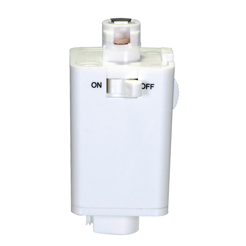 Pendant Track Adapter, White