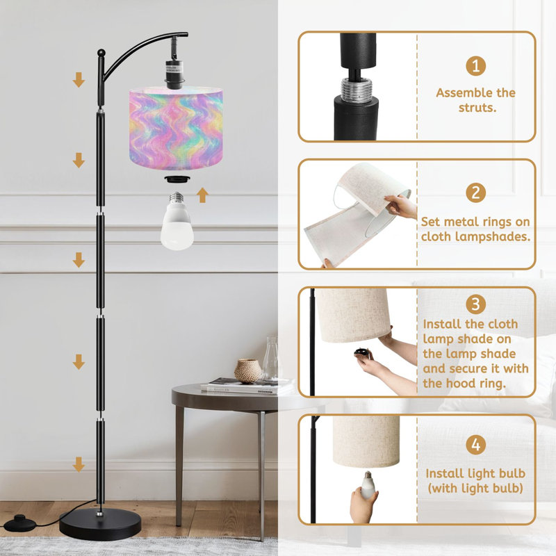  Lampe sur pied Arc