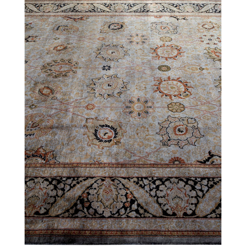 Fine Vibrance One-of-a-Kind 6' 2" x 9' 4" Hand Knotted Area Rug